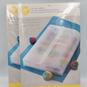 2 Pack Cupcake Carriers